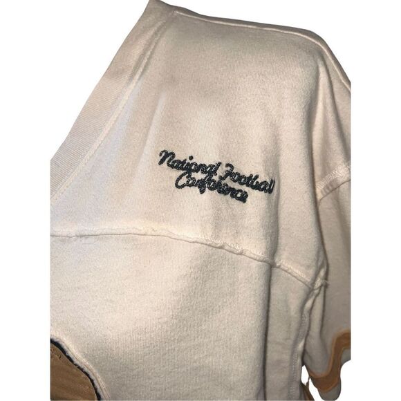 Rare NFL Vintage Collection Reebok Saints Cream Long Sleeve Top Men size Large - Picture 4 of 16